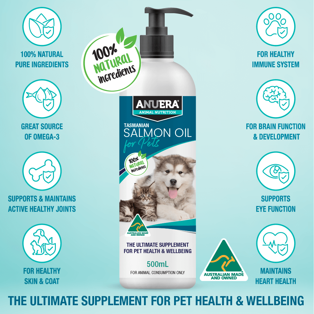 Tasmanian Salmon Oil for Pets 500ml
