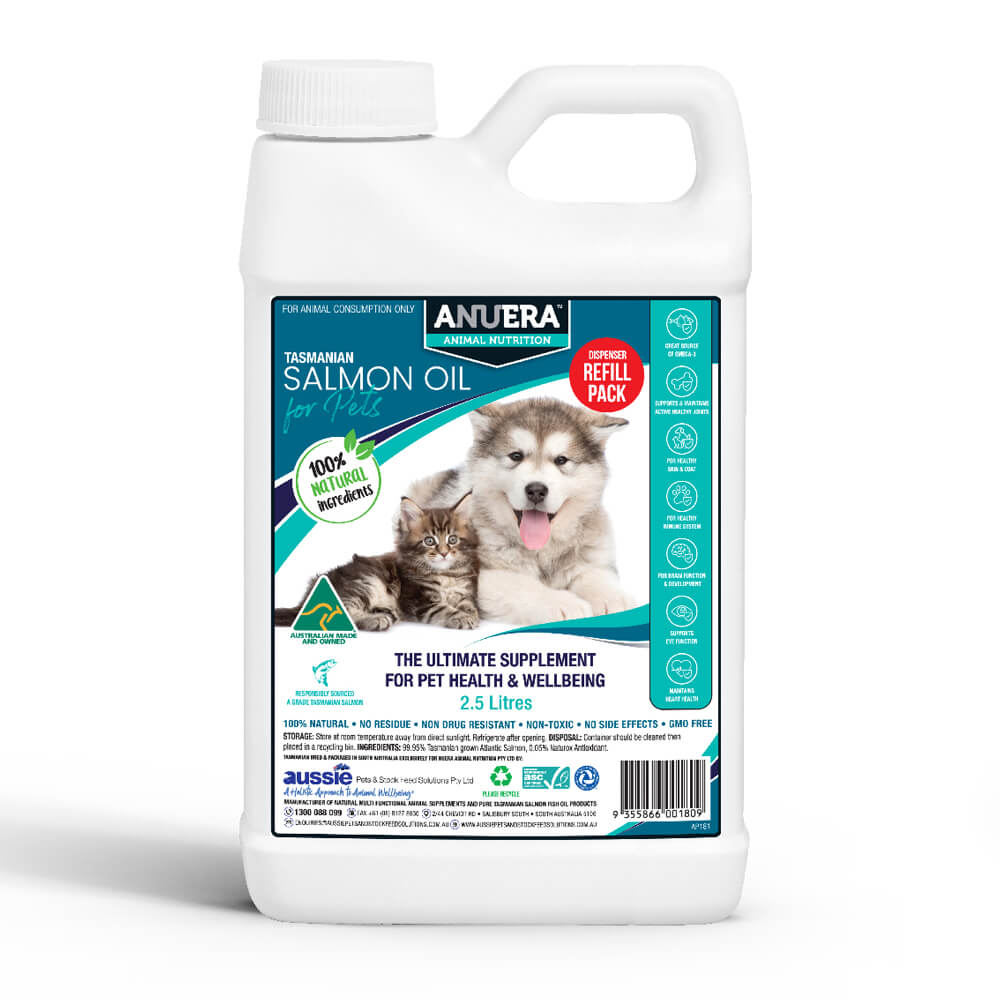 ANUERA Tasmanian Salmon Oil for Pets 2.5 Litres