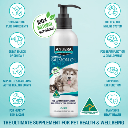 ANUERA Tasmanian Salmon Oil for Pets 250ml